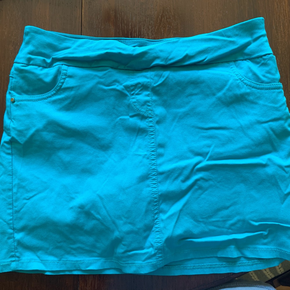 Blue Mini Skort